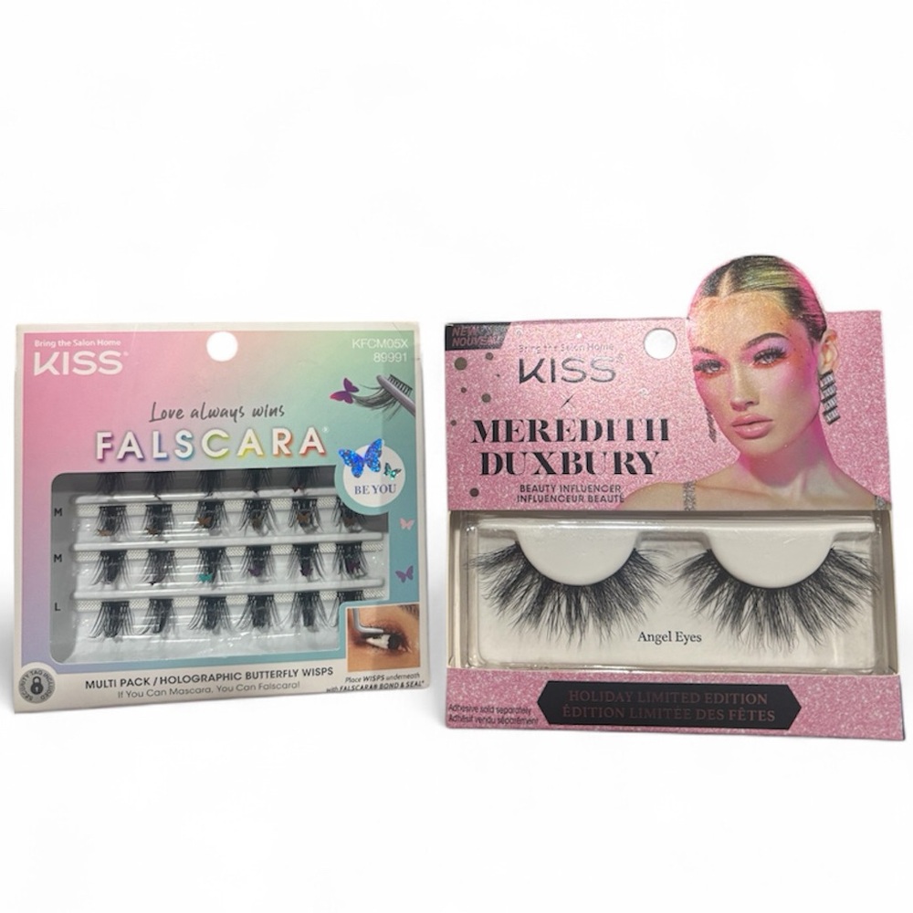 Kiss Falscara Multi Pack & Meredith Duxbury Lashes Set